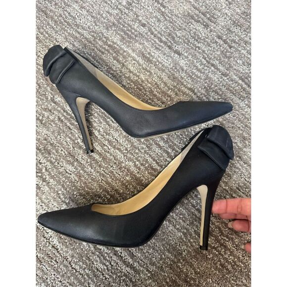 Enzo Angiolini Martini Women's Black Stiletto Heels with Bow Size 7 - Picture 5 of 10